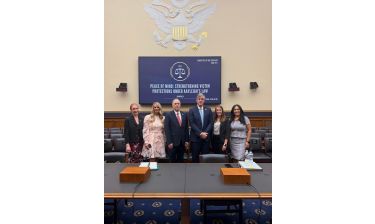 Sen. Valladares Travels to Washington, D.C. to Testify Before Congress in Support of Lifetime Protections for Crime Survivors