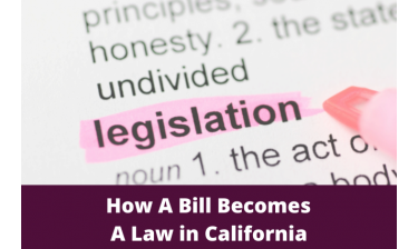 How a Bill Becomes a Law in California